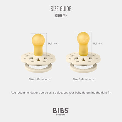 BIBS BOHEME smoczki uspokajające 2pack 6msc+