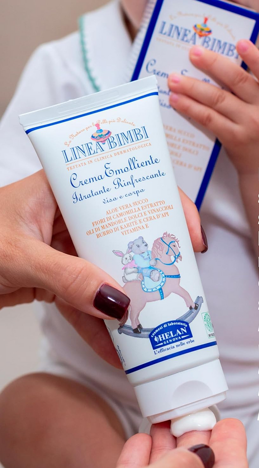 HELAN Linea Bimbi crème hydratante et protectrice pour le corps et le visage de bébé 100 ml