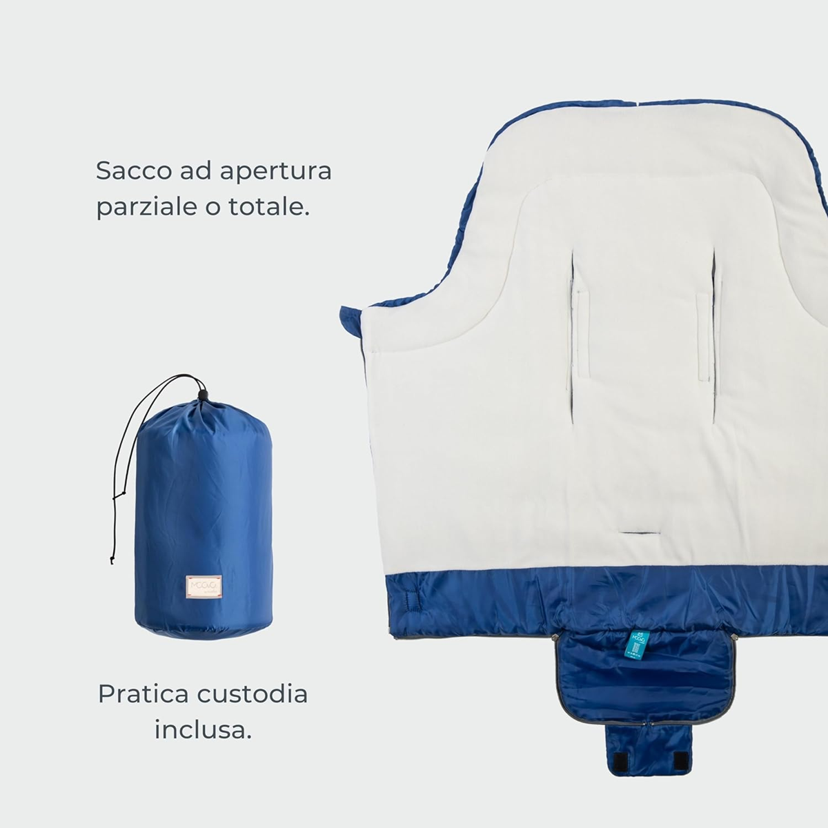 MOOVO NUVITA saco-cama universal para carrinhos 6-36 msc
