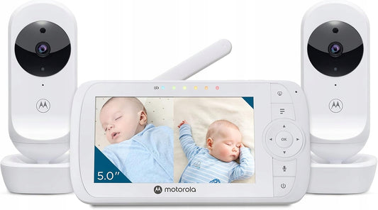 MOTOROLA VM35-2 babyphone électronique 5" + 2 caméras