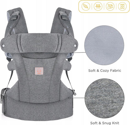 GAGAKU marsupiu ergonomic pentru bebeluși 0-12 luni