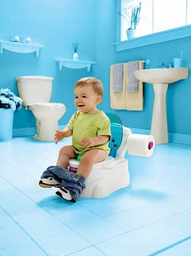 FISHER PRICE nocnik Moja Pierwsza Toaleta BEZ DŹWIĘKU