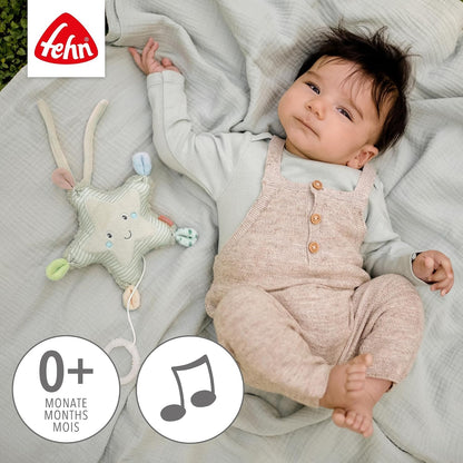 FEHN suspension avec boîte à musique « Sais-tu combien il y a d’étoiles ? » ÉTOILE 20 cm