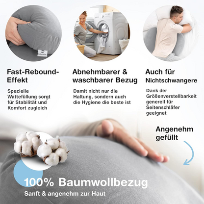BABYBEFUN coussin de grossesse compact