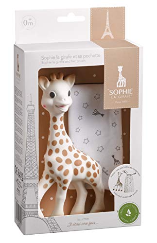 Sophie la Giraffe mordedor + bolsita de almacenamiento