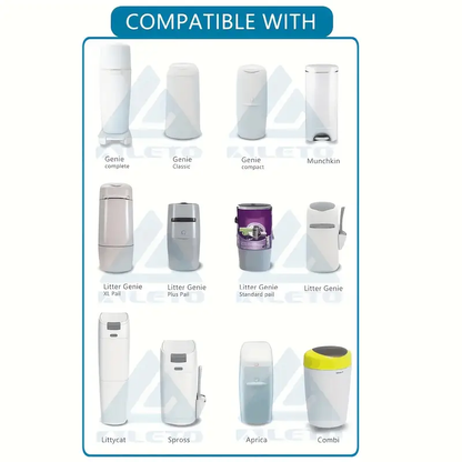 ALETO wkład folia do tommee tippee angelcare litterlocker itd x3