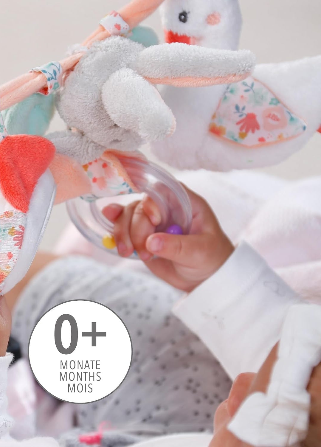 FEHN stroller, crib and car seat chain toy SWAN LAKE