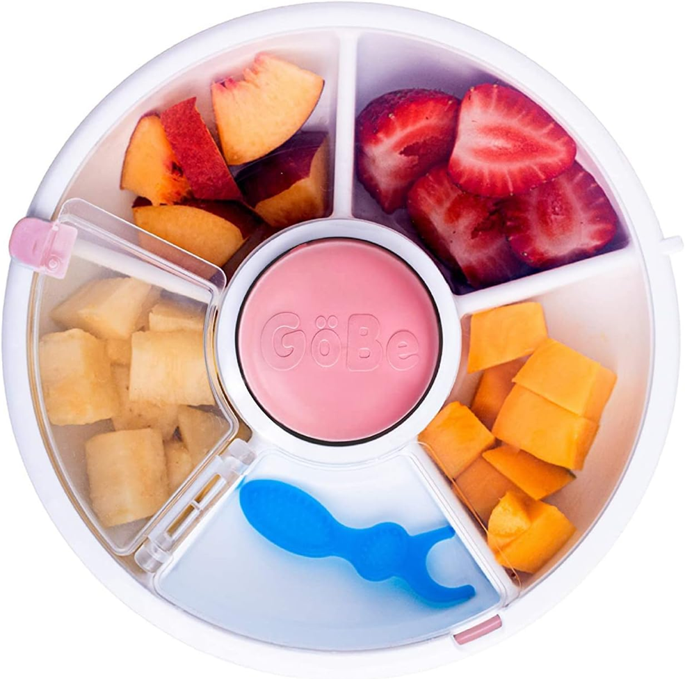 GOBE Snack Spinner récipient rotatif pour snacks 5 compartiments 5,5 x 16 cm