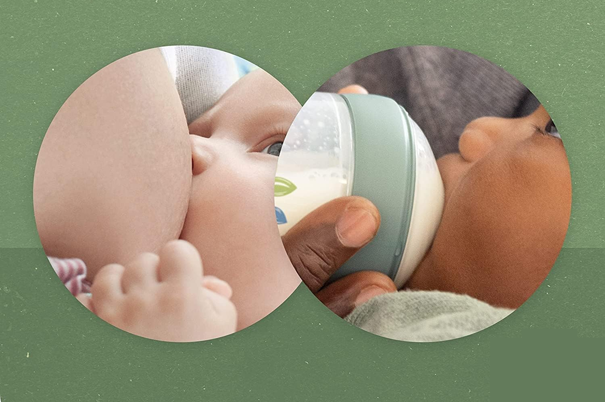 NUK For Nature biberon 150 ml 1 m+ tétine S débit lent contrôle de température
