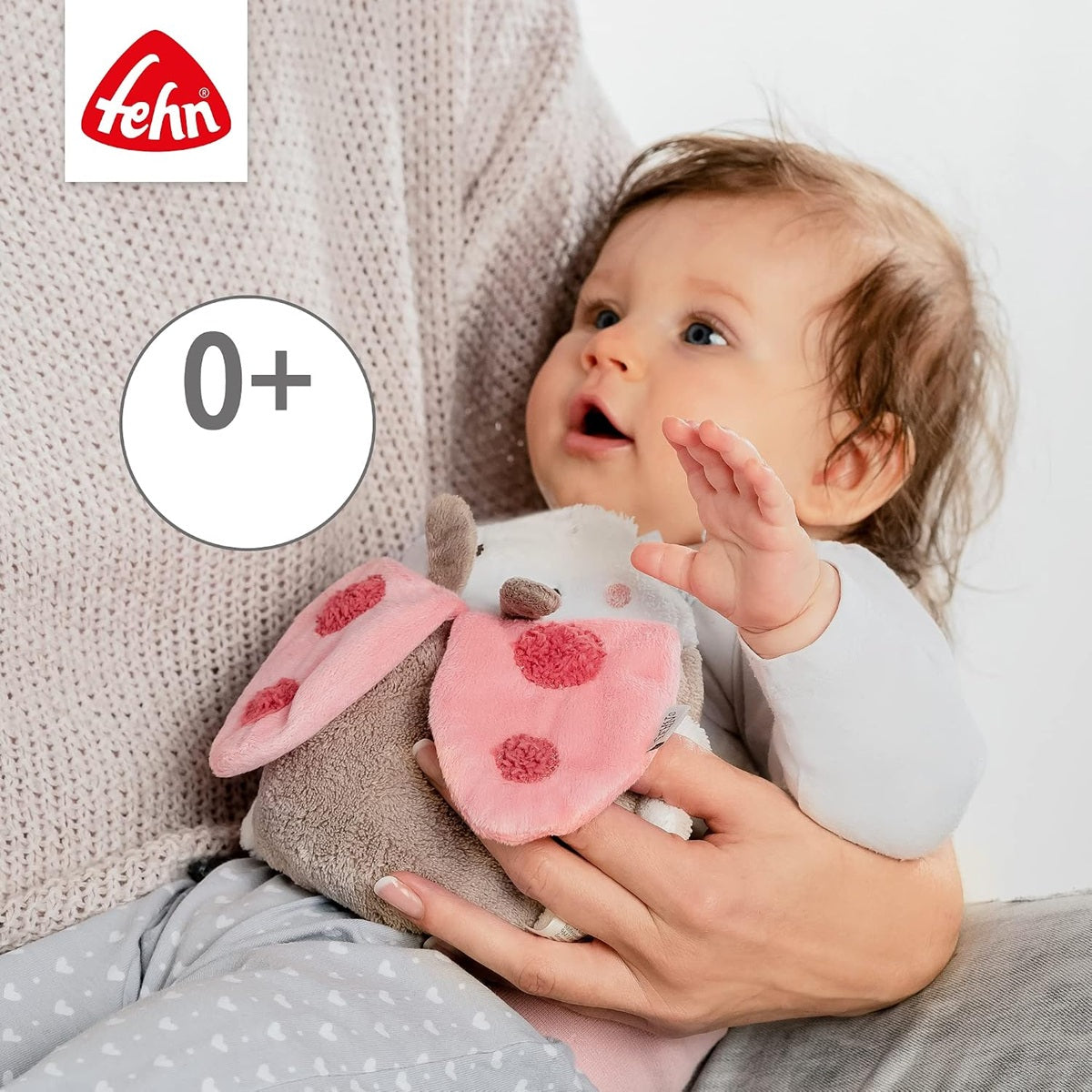 FEHN pluszowy termofor z pestkami wiśni 18 cm CHRZĄSZCZ – zdjęcie produktu 4