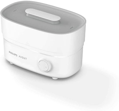 PHILIPS AVENT elektryczny sterylizator parowy 1, biało-szary, wolny od BPA