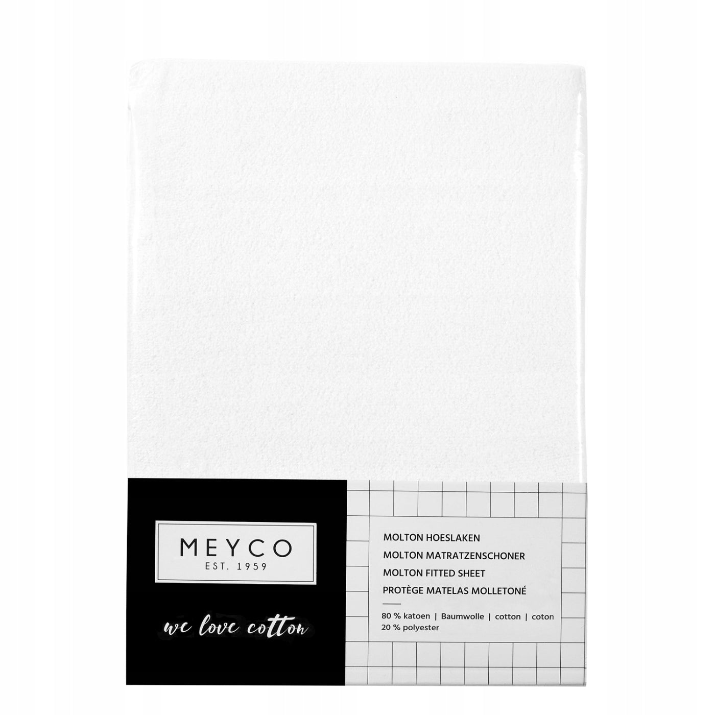 MEYCO Spannbettlaken für Wiegen 40x80/90