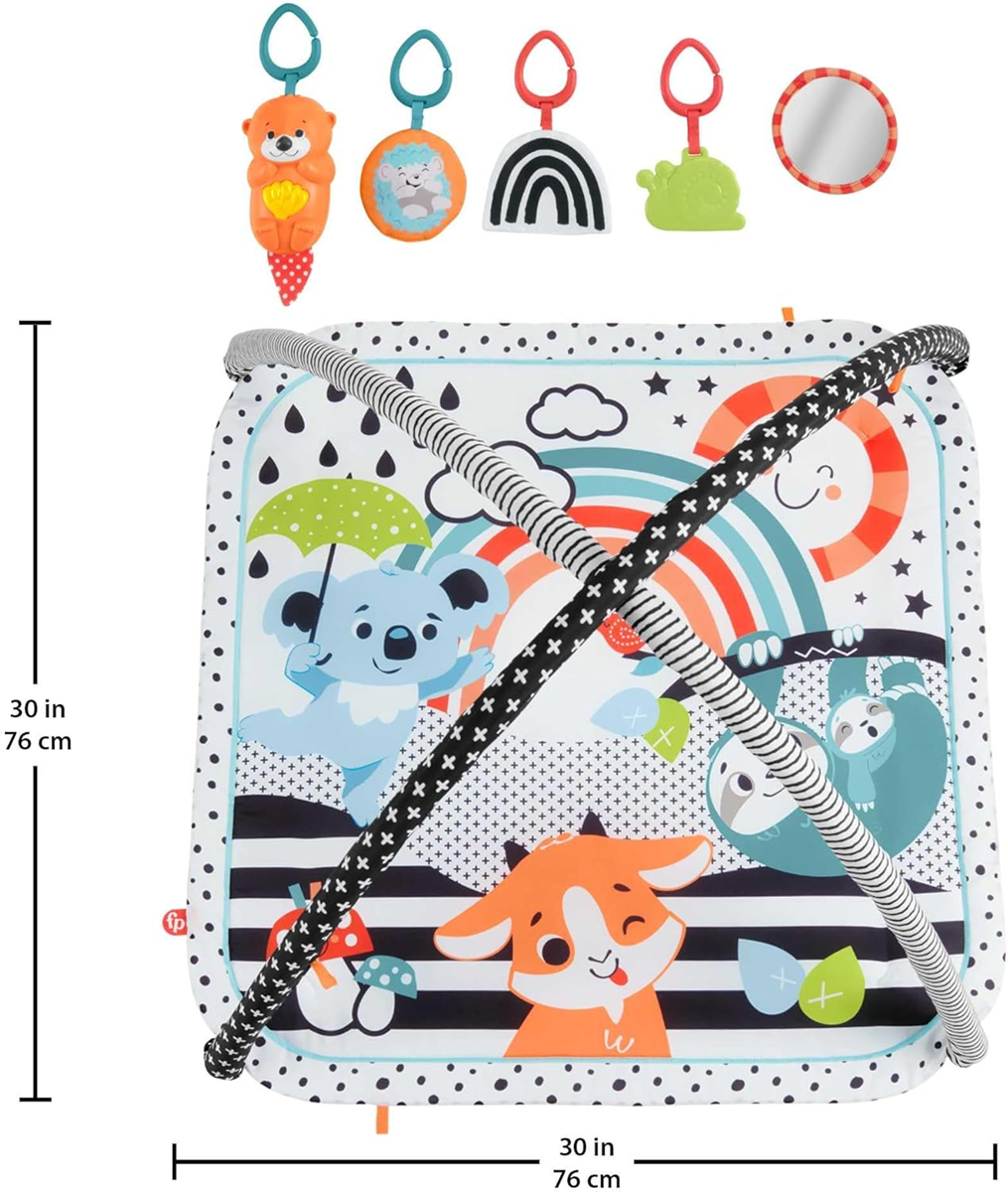 FISHER-PRICE vzdelávacia podložka 3v1 + hračky