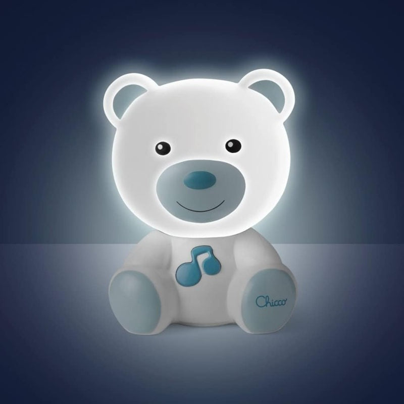 CHICCO DreamLight przenośna lampka nocna LED z melodiami 11 x 14 cm