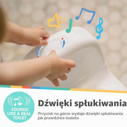 Nuby My Real Potty training potty for children 18m+ flush sound