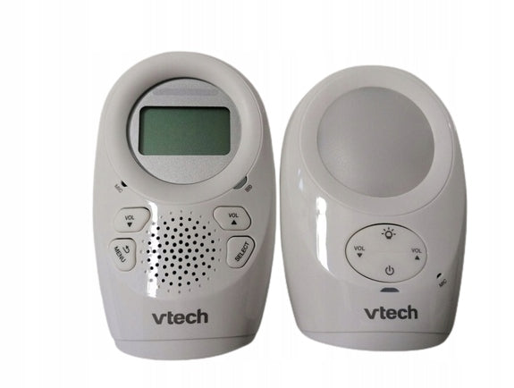 VTECH BM1211 cyfrowa niania elektroniczna DECT, biały zestaw z jednostką dziecka i rodzica