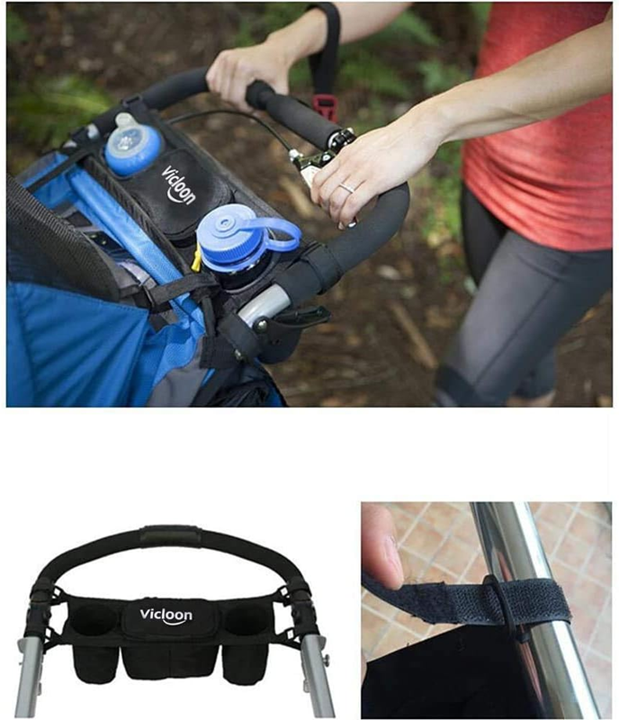 VICLOON organiseur universel pour poussette 13 x 45 cm