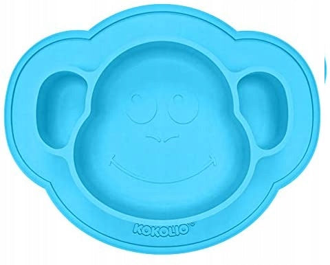 KOKOLIO non-slip placemat plate with 3 compartments