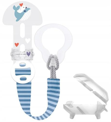 MAM Clip it! & Cover suzetă cu lanț și husă