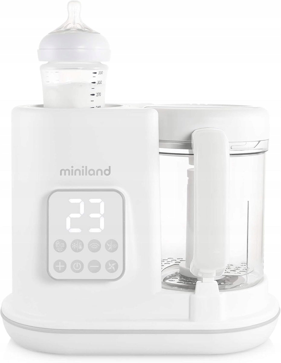 MINILAND Chefy 6 robot kuchenny 6w1 parowar mikser + szczypce miarka torba