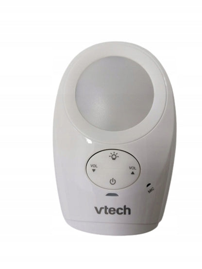 VTECH BM1211 cyfrowa niania elektroniczna DECT, biała jednostka rodzica z regulacją głośności