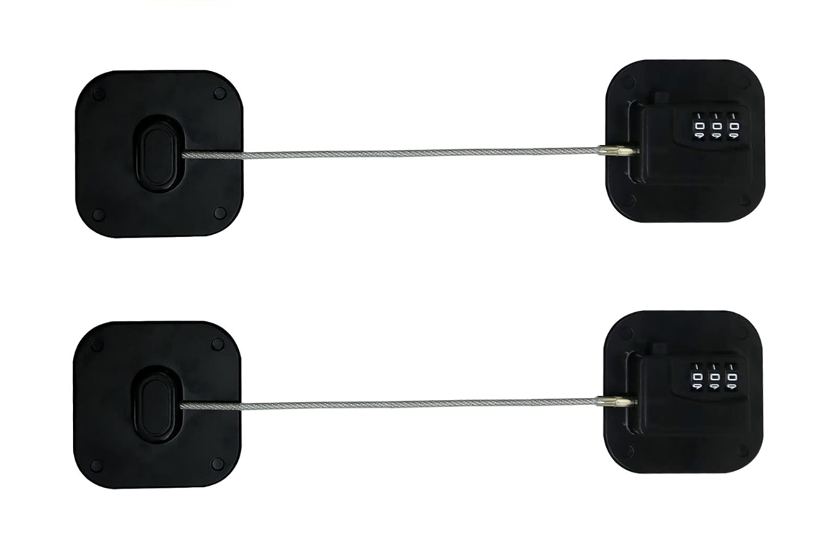 CHILD SAFETY LOCK zabezpieczenie na szyfr do szafek i szuflad 2 sztuki