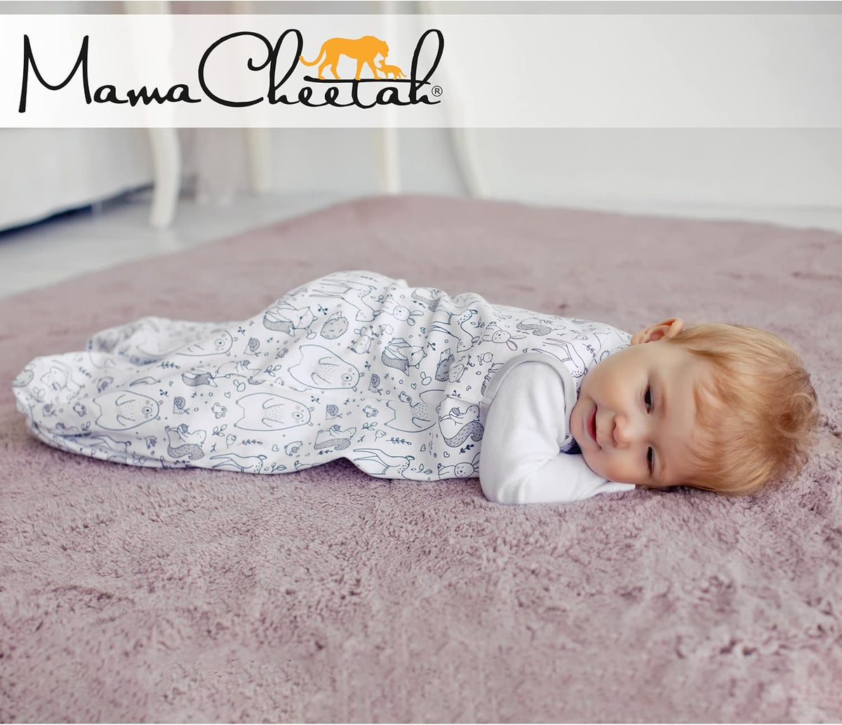 MAMA CHEETAH zippered sleeping bag