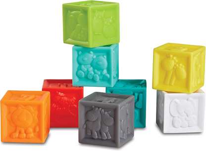 INFANTINO Senso Balls, Blocks & Buddies silikonowe zabawki 20 elementów