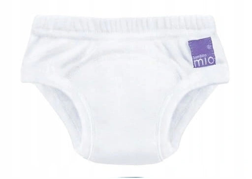 BAMBINO MIO majtki treningowe białe 2-3 lata, białe majtki treningowe dla dzieci