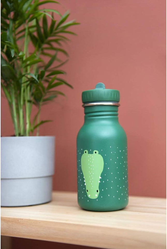 TRIXIE Mr. Crocodile bouteille en acier inoxydable 350 ml bec pliable