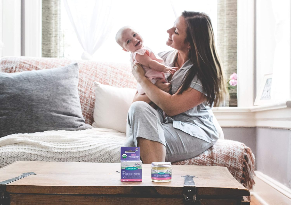 LANSINOH BIO pommade pour mamelons destinée aux mamans 60ml