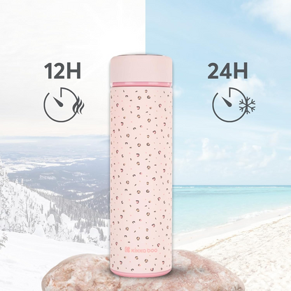 KIKKA BOO Savanna thermos en acier inoxydable 500 ml + filtre à thé