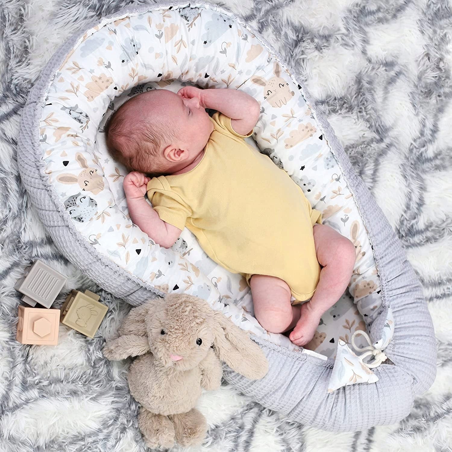 TOTSY BABY kokon niemowlęcy gniazdo 90 x 50 – zdjęcie produktu 5