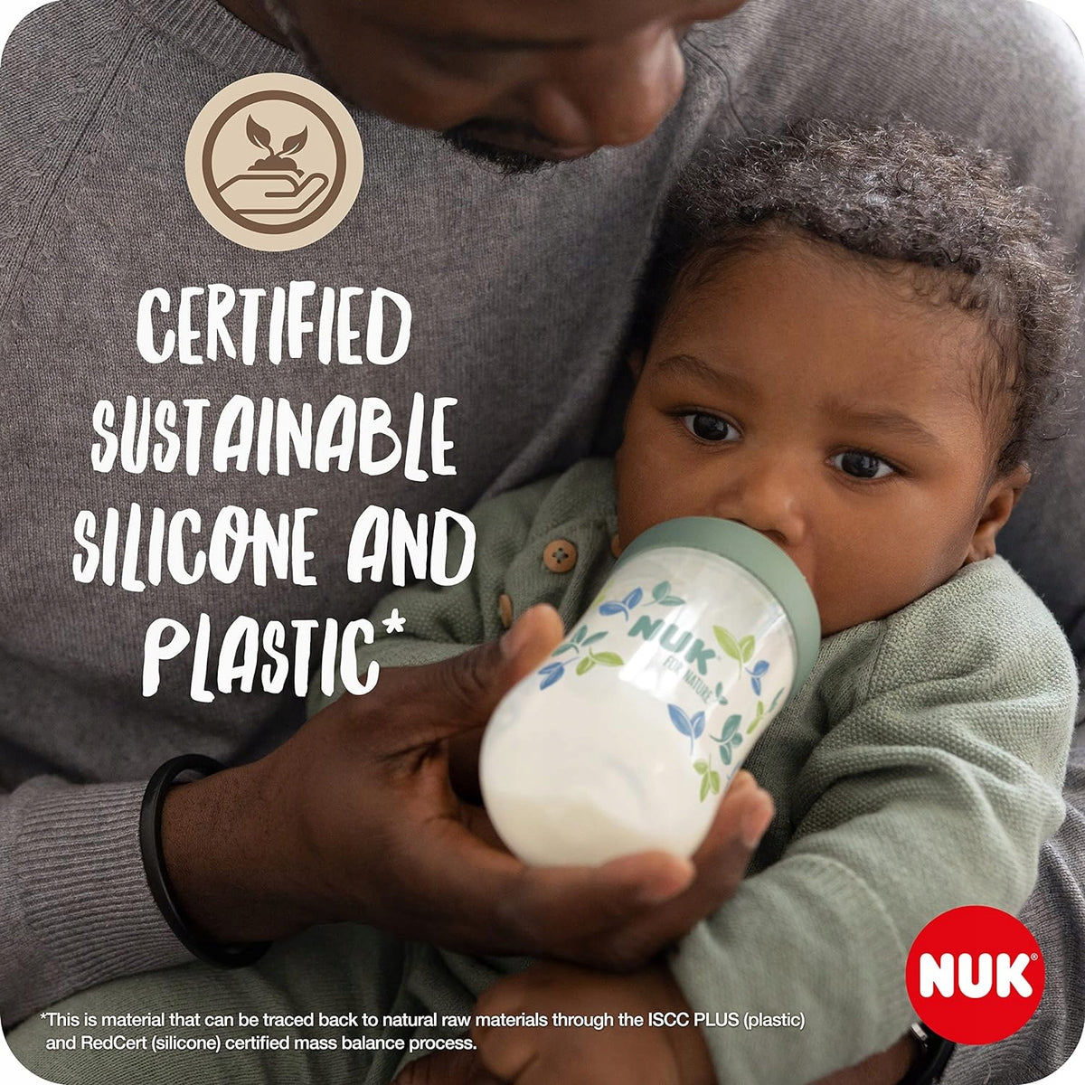 NUK for Nature zestaw 2 x butelka + smoczek kontrola temperatury