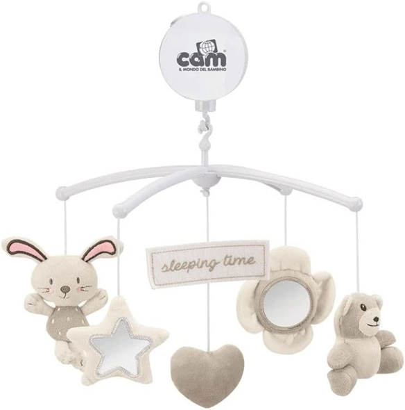CAM Mobile musical avec boîte à musique à remonter pour lit bébé