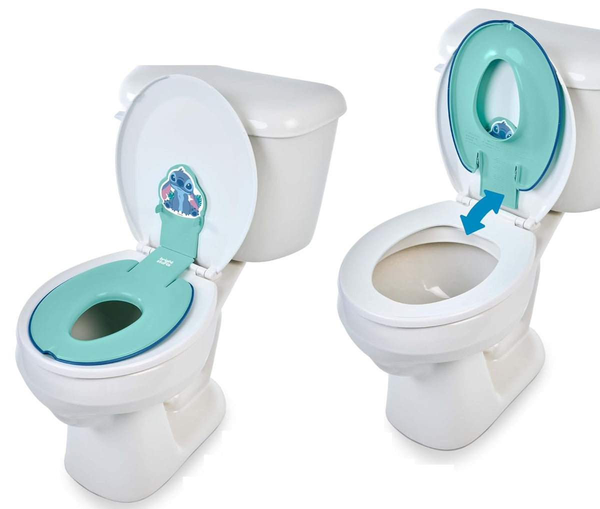 Bright Starts Flip Sit réducteur de toilette Stitch 18m+