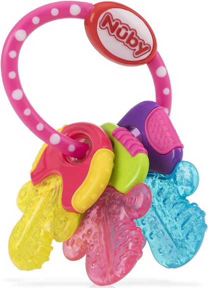 NUBY IcyBite silikonowy gryzak chłodzący 9 x 14 cm KLUCZE