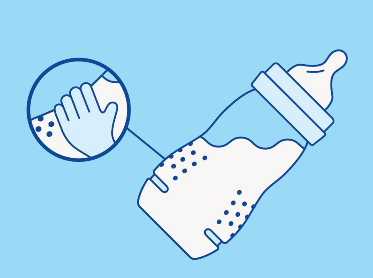 MAM Easy Active biberon 330 ml 6 m+ tétine 4 débit très rapide CHAMPIGNONS