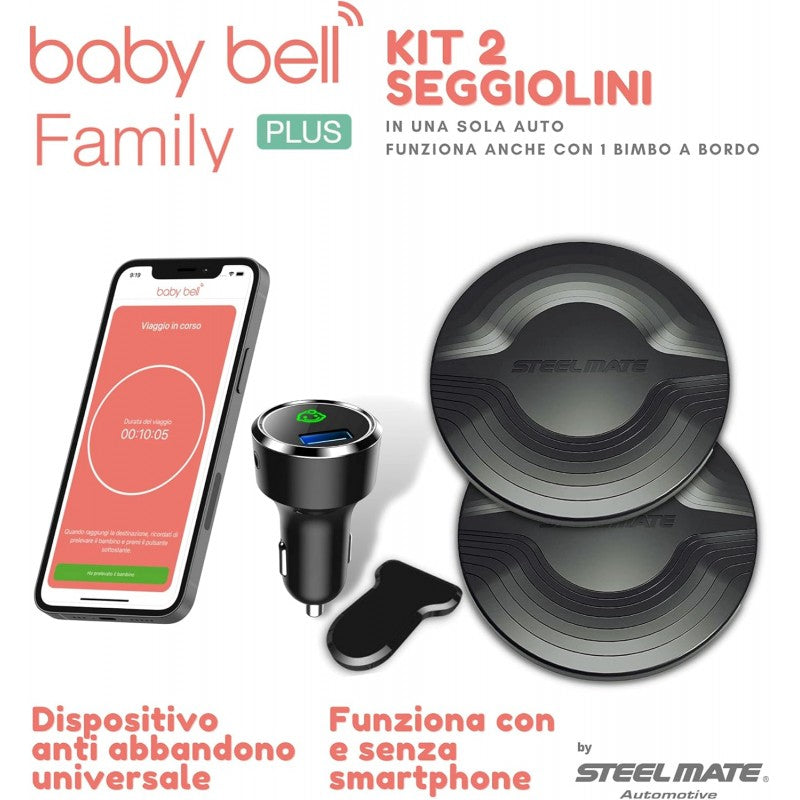 BABY BELL capteur de pression coussin pour siège auto BLUETOOTH x2