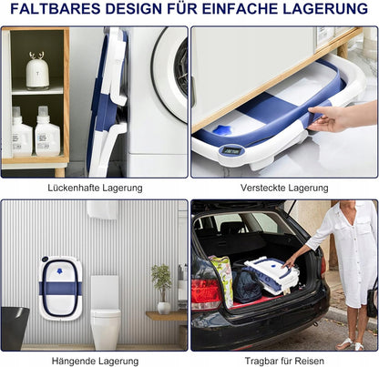 GLENMORE baignoire pliante avec vidange et thermomètre