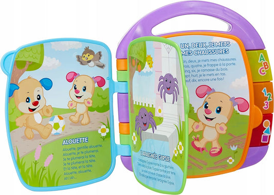 FISHER-PRICE CDH39 elektroniczna książeczka edukacyjna JĘZYK FRANCUSKI