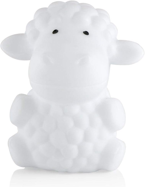 MINILAND Night Sheep nočná LED lampička, 5 farieb, 12,5 cm