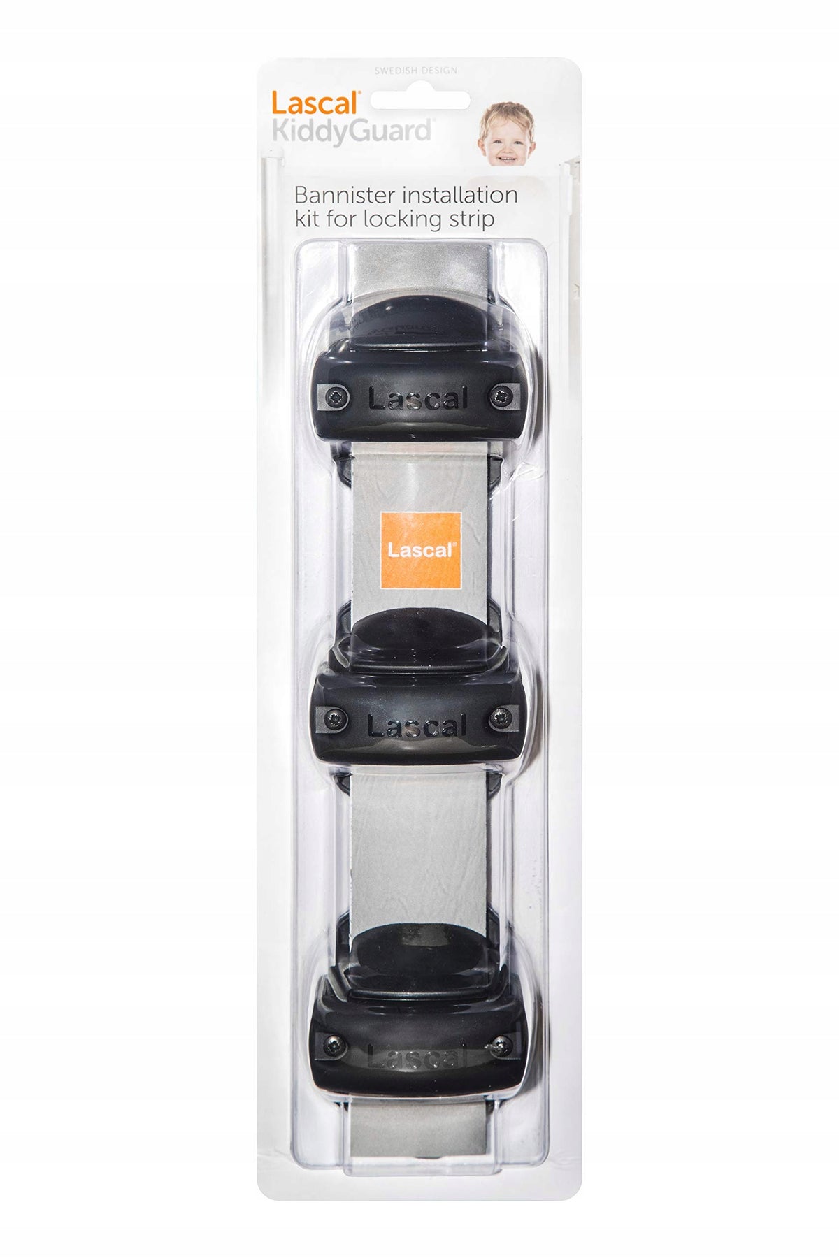 LASCAL KiddyGuard set de protectores para barandillas de escaleras con cinta de cierre 14-50 mm