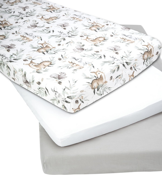 MEDIPARTNERS drap-housse pour lit bébé 60cmx120cm x3