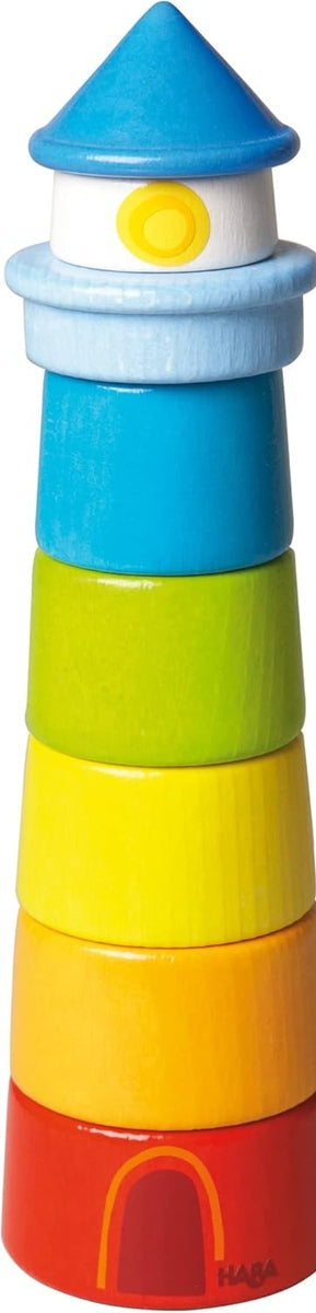 HABA blocs de construction en bois phare 7 éléments 21 cm