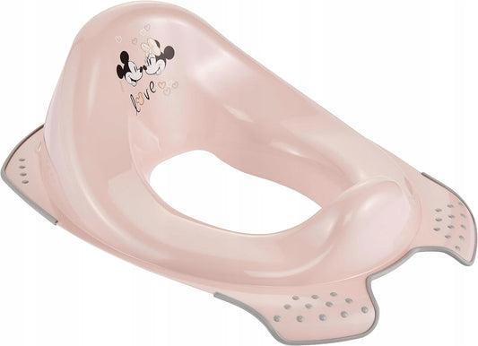 KEEEPER nakładka na sedes MINNIE 18 m+ różowa z antypoślizgową gumą i wysokim oparciem