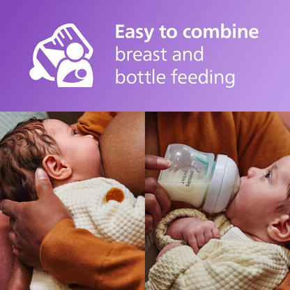 PHILIPS AVENT Natural RESPONSE AIRFREE VENT zestaw butelka 260ml x2 + smoczek