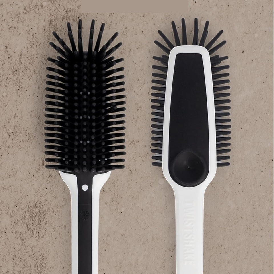 TWISTSHAKE Brosse vaisselle 2 en 1 brosse pour nettoyer les bouteilles et les tétines 27 cm
