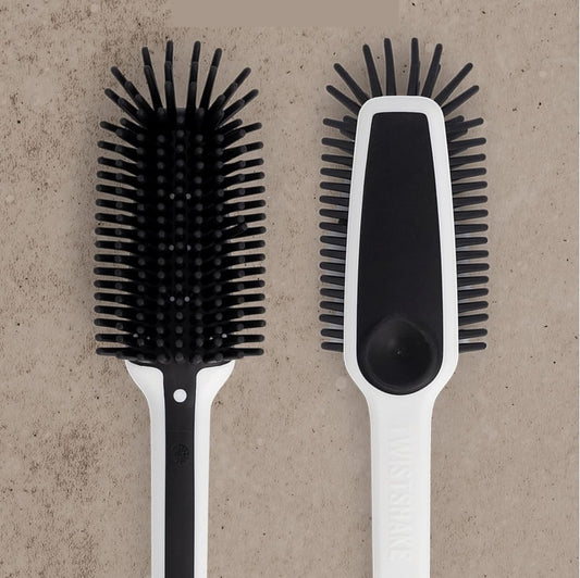 TWISTSHAKE Brosse vaisselle 2 en 1 brosse pour nettoyer les bouteilles et les tétines 27 cm