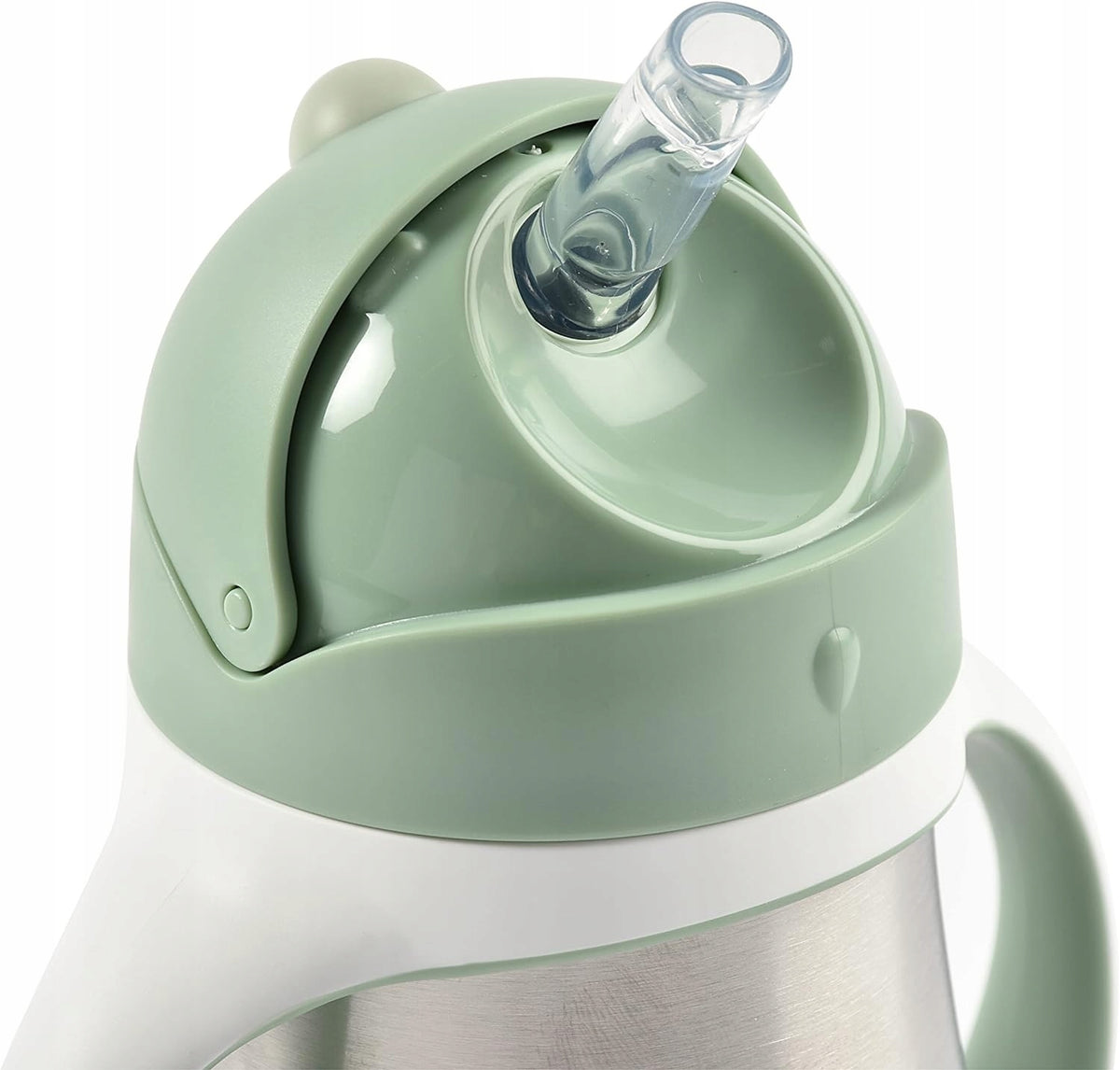 BEABA gobelet anti-fuite avec paille EN ACIER 250 ml